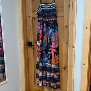 Floral Halter Maxi Dress